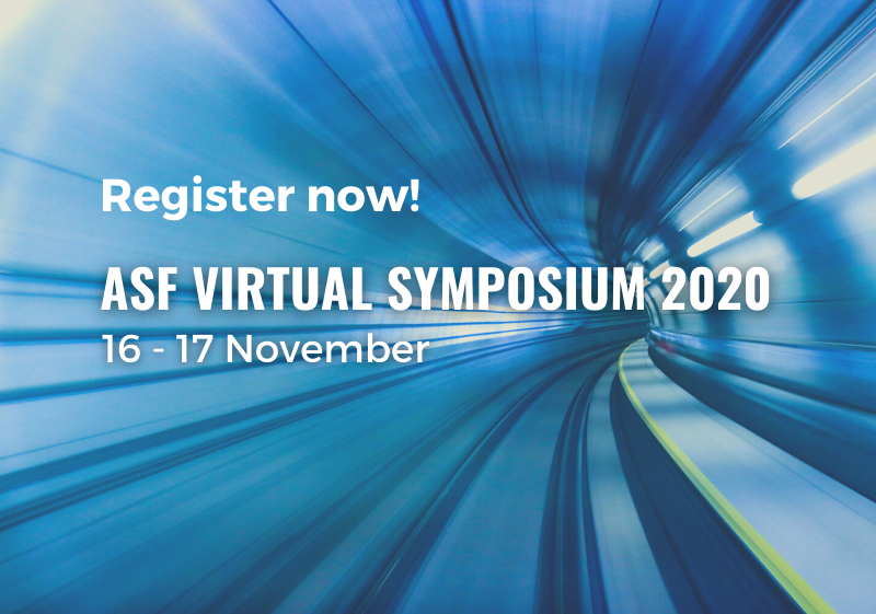 ASF Virtual Symposium 2020 - Register now!