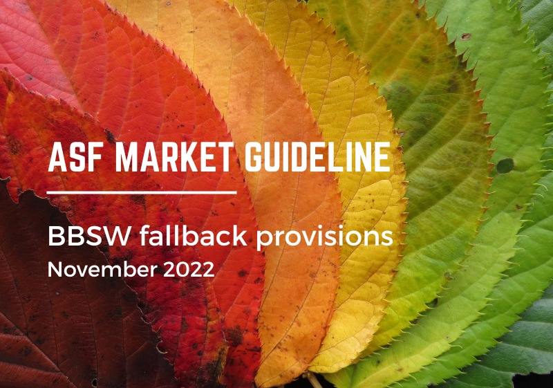 ASF Market Guideline: BBSW fallback provisions