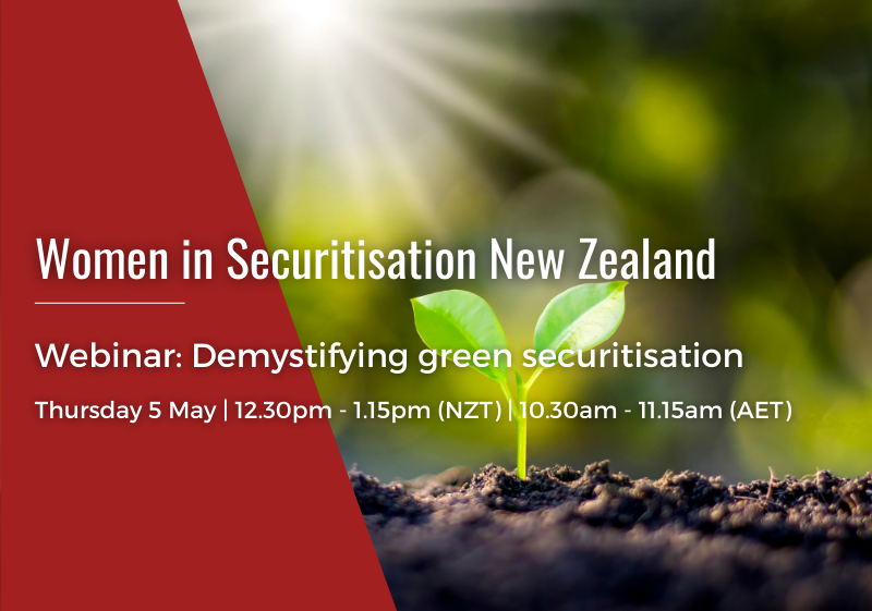 Women in Securitisation NZ: Demsytifying green securtisation