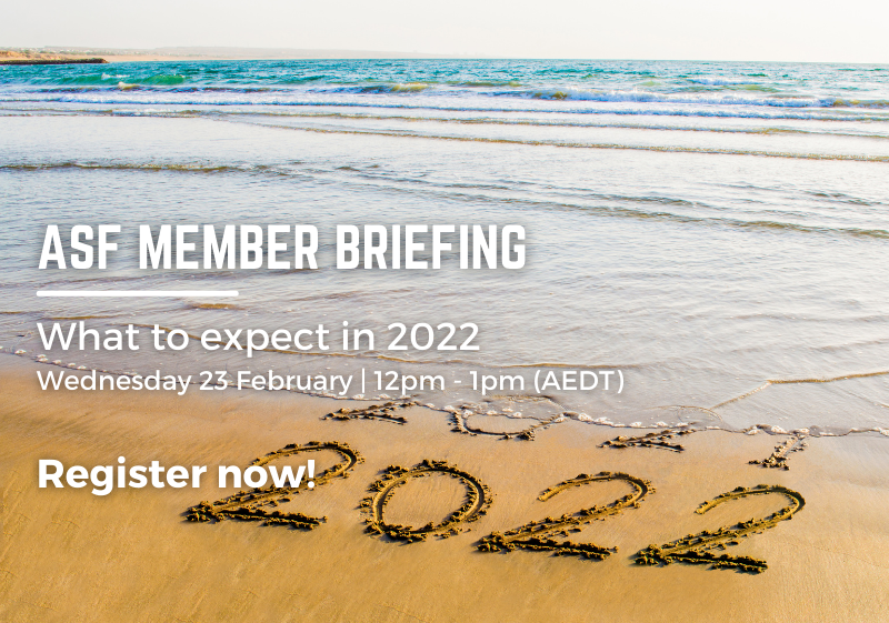 ASF Member Briefing | What to expect in 2022