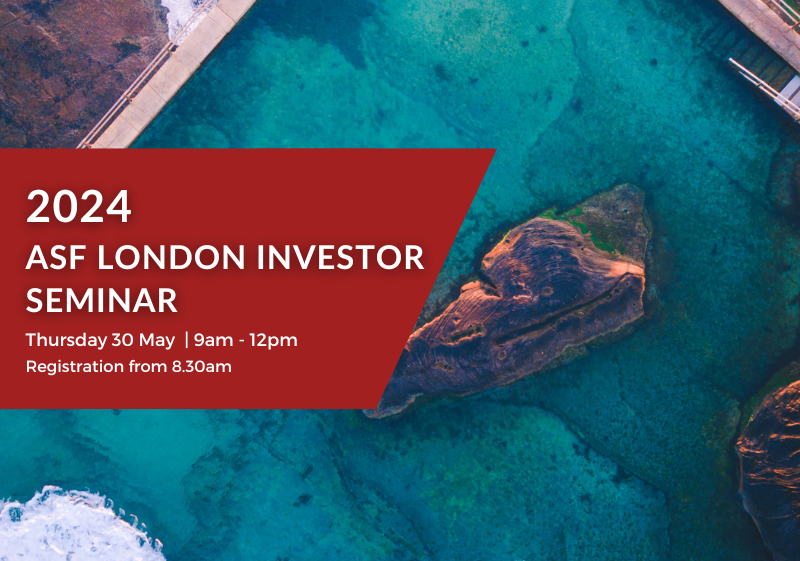 ASF London Investor Seminar 2024 - Speakers announced